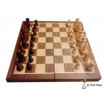 Echecs : Coffret en Bois de 30cm