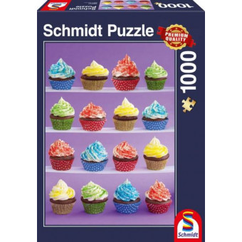 Puzzle : 1000 pièces - Cupcakes