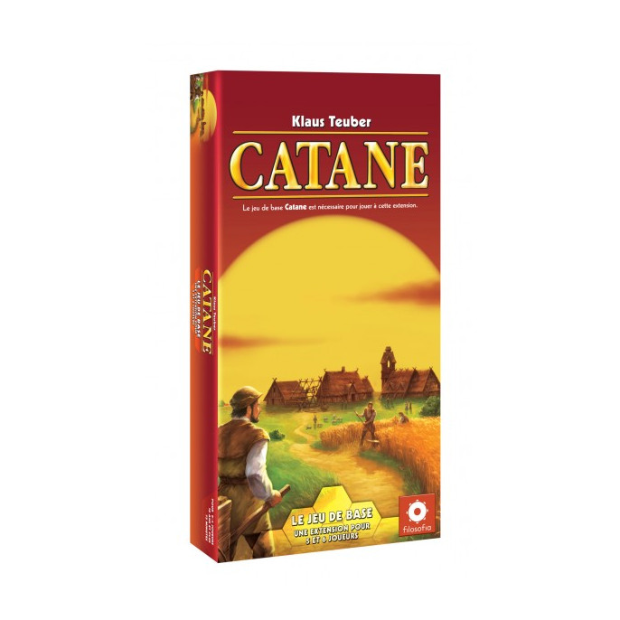 Catan - Extension Villes et Chevaliers 5/6 joueurs - Jeu de société -  Filosofia - Kosmos