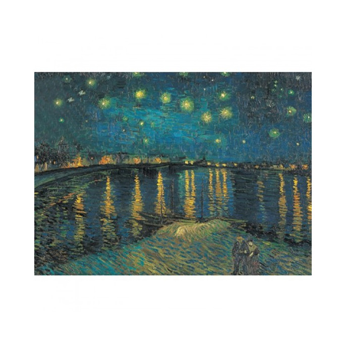 Puzzle : 1000 pièces - La nuit étoilée sur le Rhône de Van Gogh