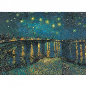 Puzzle : 1000 pièces - La nuit étoilée sur le Rhône de Van Gogh