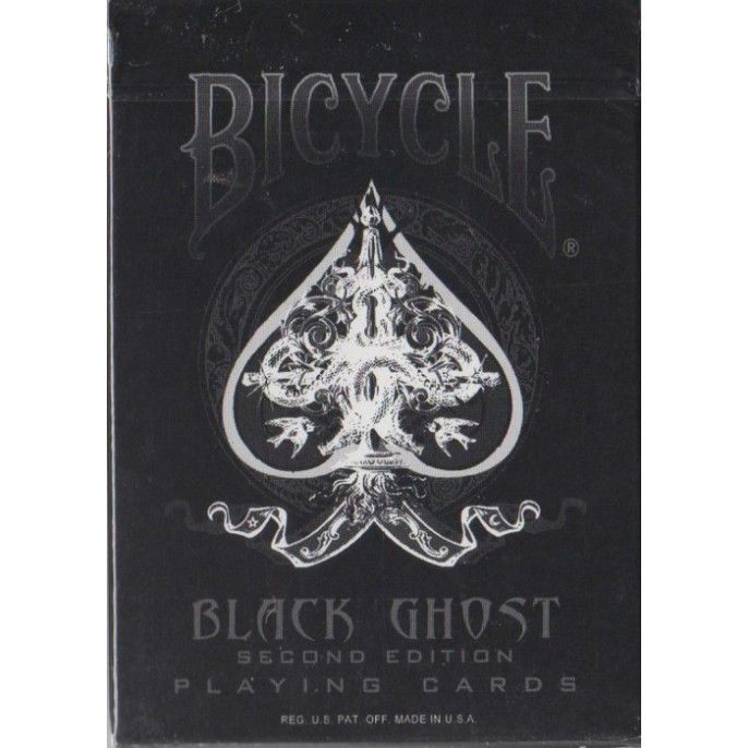 54 Cartes Bicycle Black Ghost