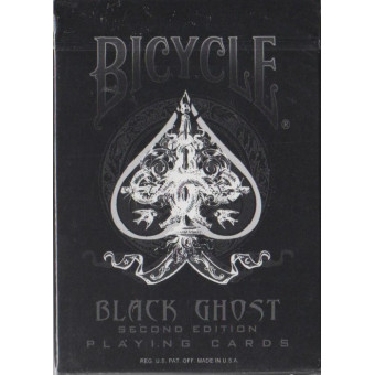 54 Cartes Bicycle Black Ghost