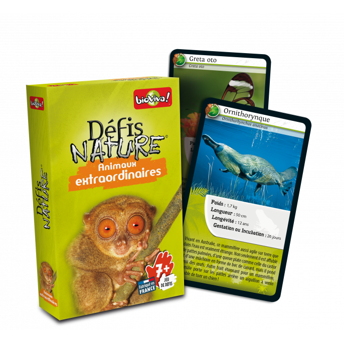 Acheter Défis Nature : Animaux Extraordinaires - Bioviva - Jeux de