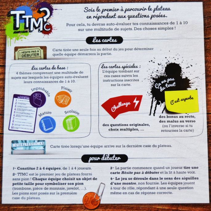 Jeu TTMC? - Édition québécoise - Jeux de société