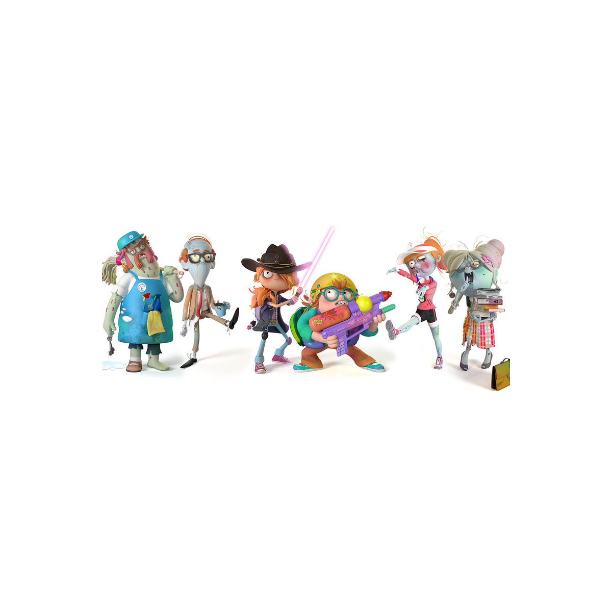 zombie kidz evolution illustration