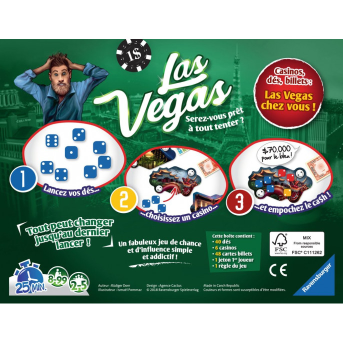 La règle du jeu Las Vegas 