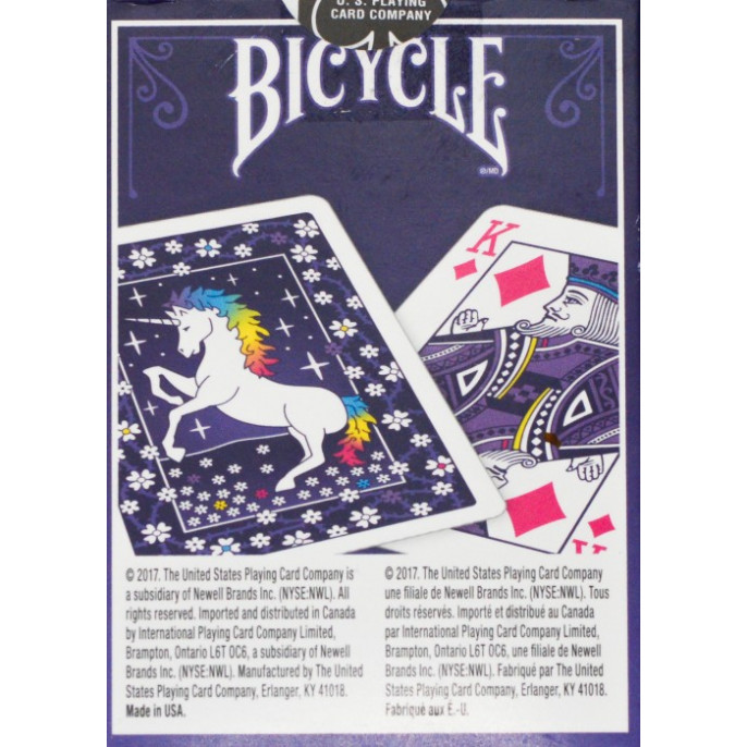 54 Cartes Bicycle Unicorn