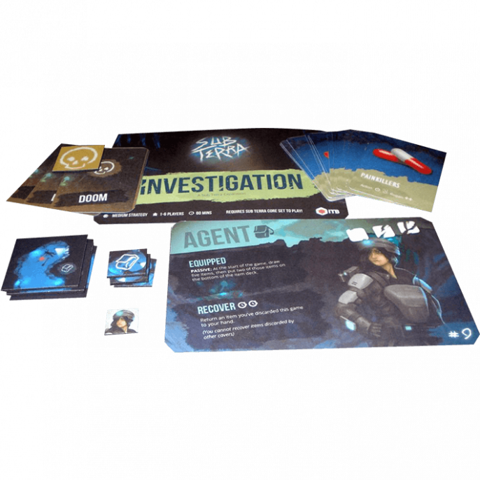 JEU SUB TERRA - EXTENSION INVESTIGATION - JEUX DE SOCIÉTÉ / Adultes  (passionnés des jeux)