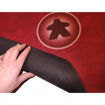 Tapis meeple rouge