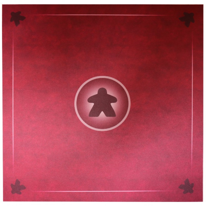 Tapis meeple rouge
