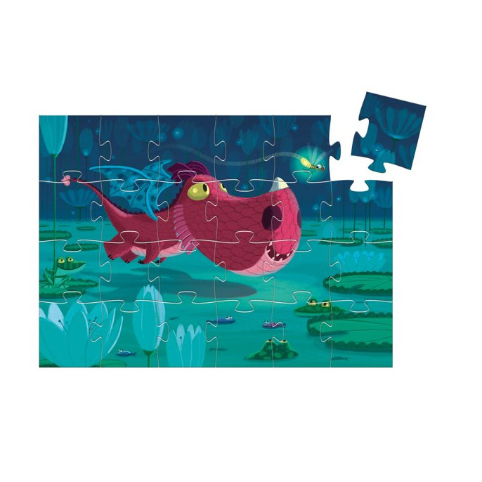 Puzzle : 24 pièces - Edmond le Dragon