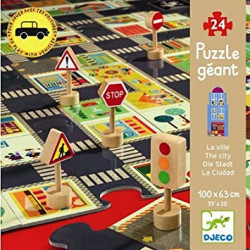 Puzzle Géant : 24 pièces - La Ville
