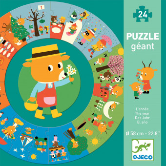 Puzzle Géant : 24 pièces - L'année