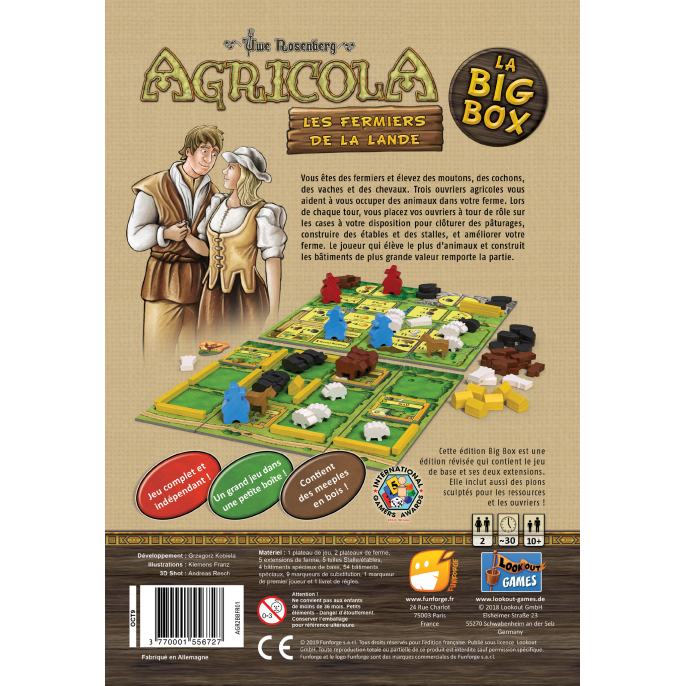 Agricola 2 joueurs : Big Box