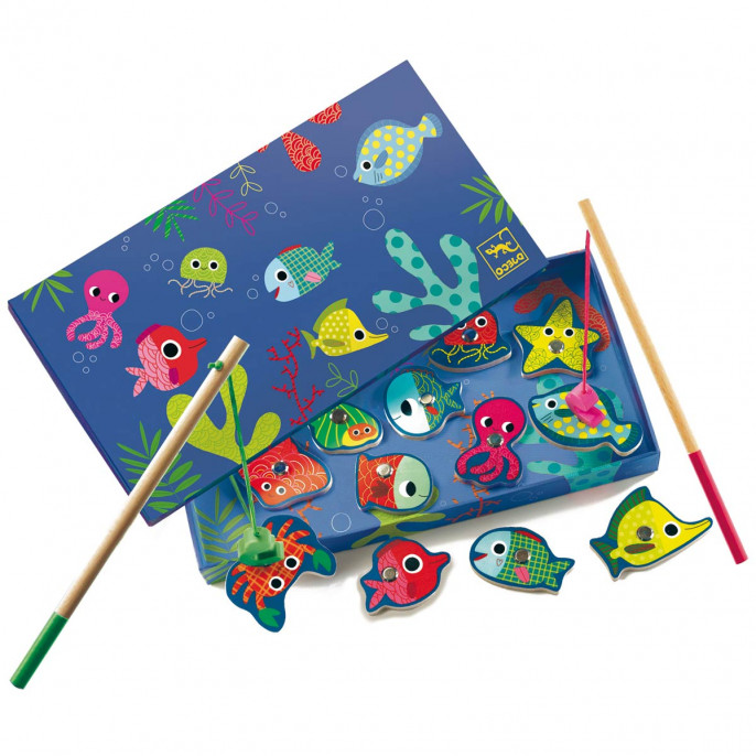 Pêche Magnétique : Poissons de couleur
