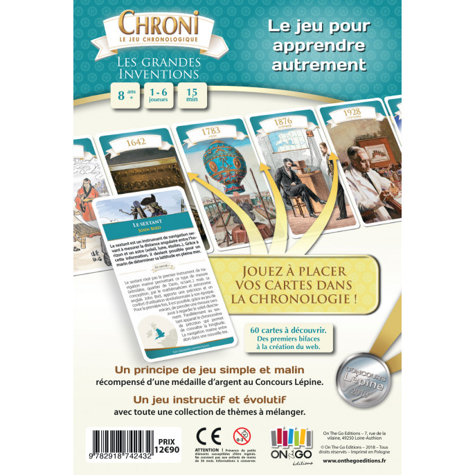 Chronicards : Inventions & Découvertes