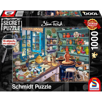 Puzzle : 1000 pièces - Atelier d'artiste