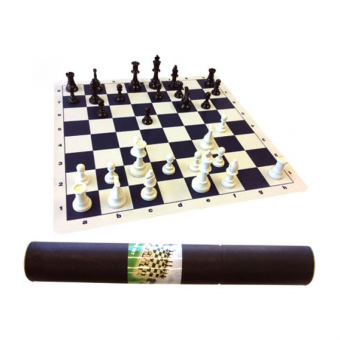 Coffret d'échecs magnétique 30 cm avec tiroir de rangement