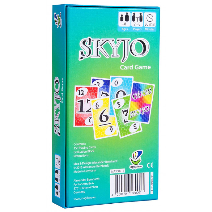 SKYJO Action, de Magilano - Le Jeu de Cartes passionnant pour des