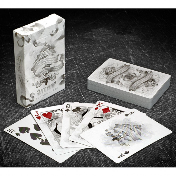 54 Cartes Bicycle Arcane Blanc