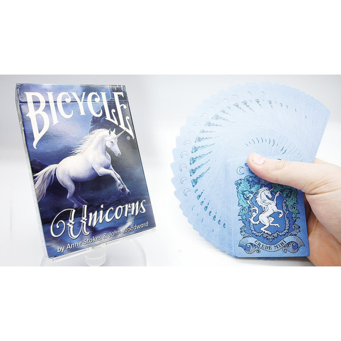 54 Cartes Bicycle Anne Stokes Unicorns