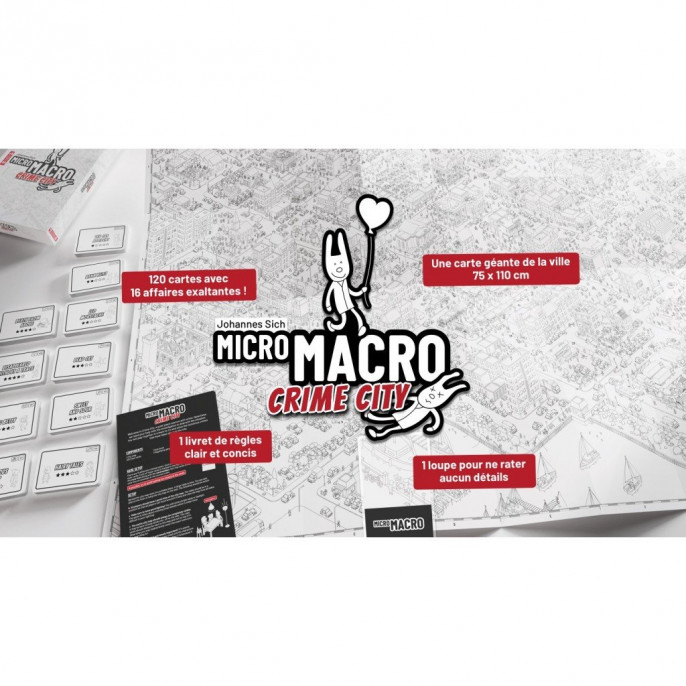 Micro Macro Crime City Showdown – Les contrées du jeu