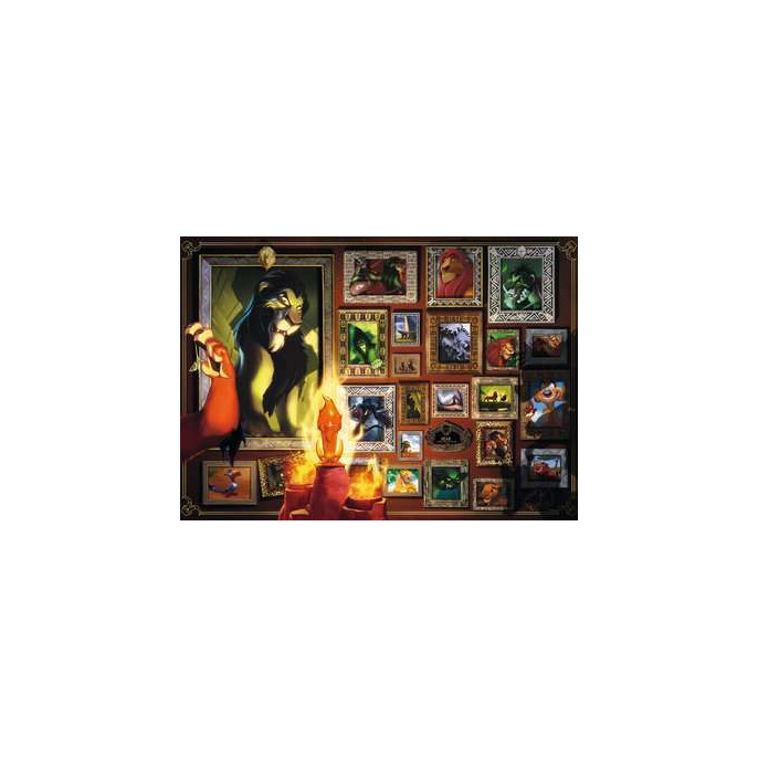 Puzzle 1000 p - Scar (Collection Disney Villainous)