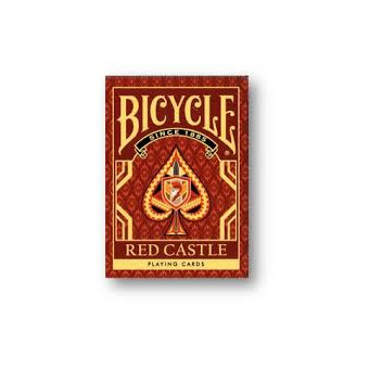 54 Cartes Bicycle Red Castle