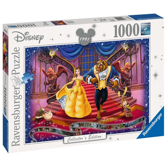 Puzzle 1000 pièces : La Belle et la Bête (Collection Disney)