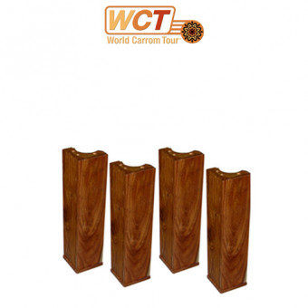 Carrom : Lot de 4 pieds de table basse (47 cm)