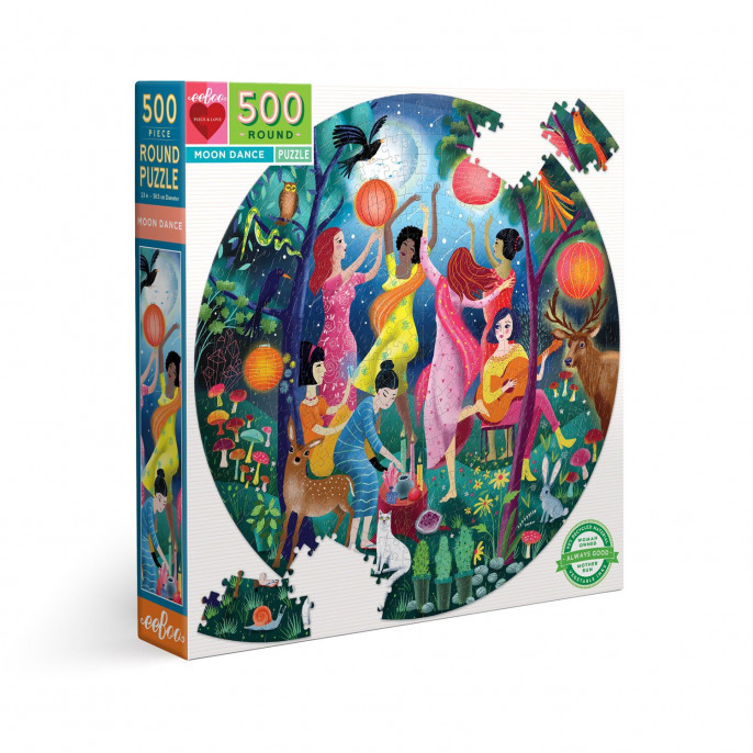 Puzzle : 500 pièces rond - Moon Dance