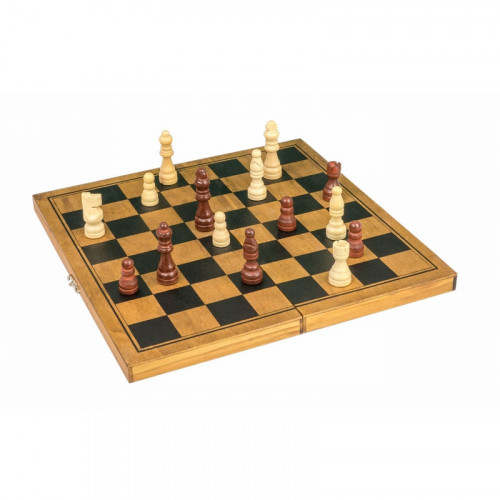 Echecs en bois Vintage