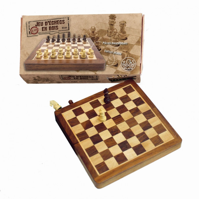 Echecs : coffret pliant de 25cm