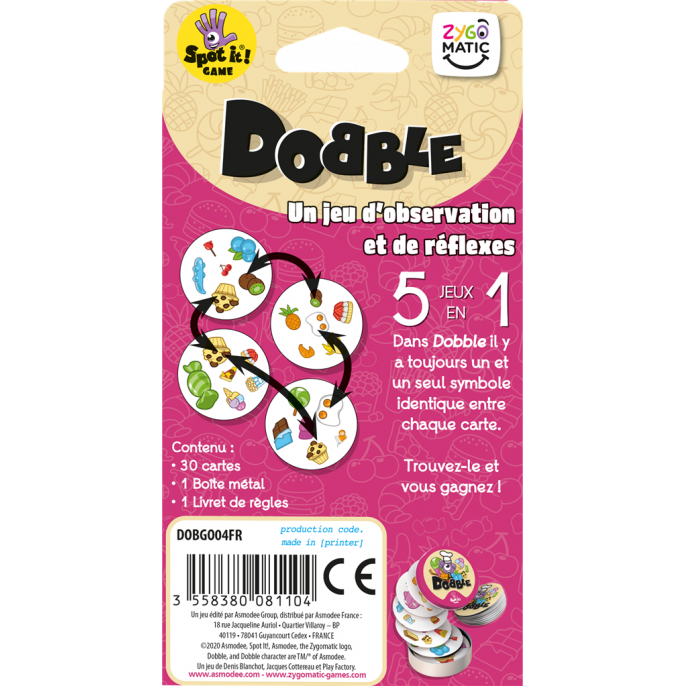 1 jour 1 jeu : Dobble (Asmodée)