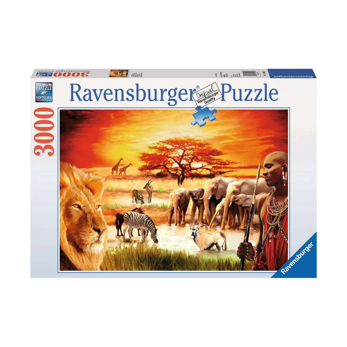 Acheter Puzzle : 3000 pièces - La fierté du Massaï - Ravensburger - Jeux de  société - Le Passe Temps