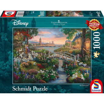 Puzzle : 1000 pièces - Disney, les 101 Dalmatiens