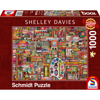 Puzzle : 1000 pièces - Matériel d'artiste