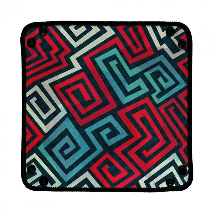Piste de dés en néoprène - Maze Pattern