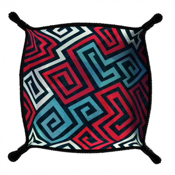 Piste de dés en néoprène - Maze Pattern