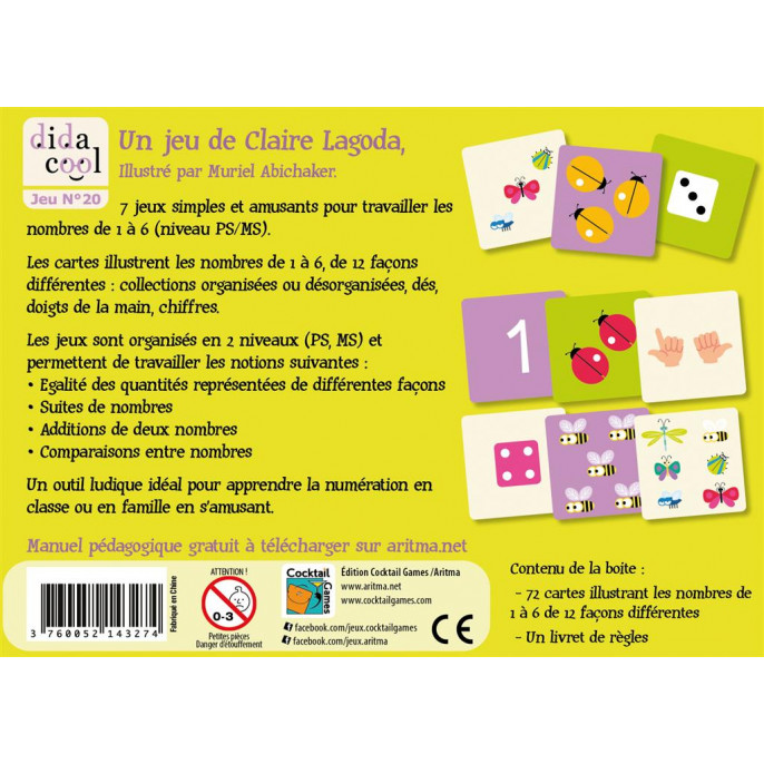 Jeux de mathématiques et de logique (chiffres de 0 à 20