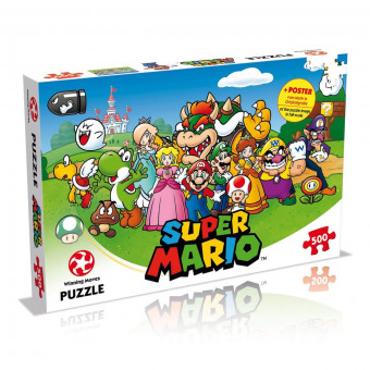 Puzzle 500 pièces - Super Mario and Friends