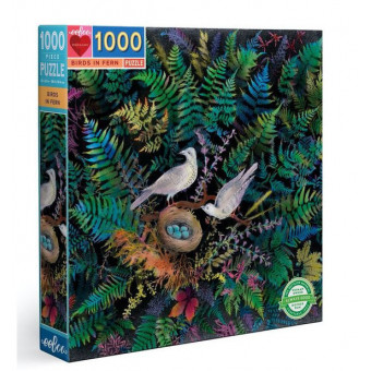 Puzzle : 1000 pièces - Birds in Fern