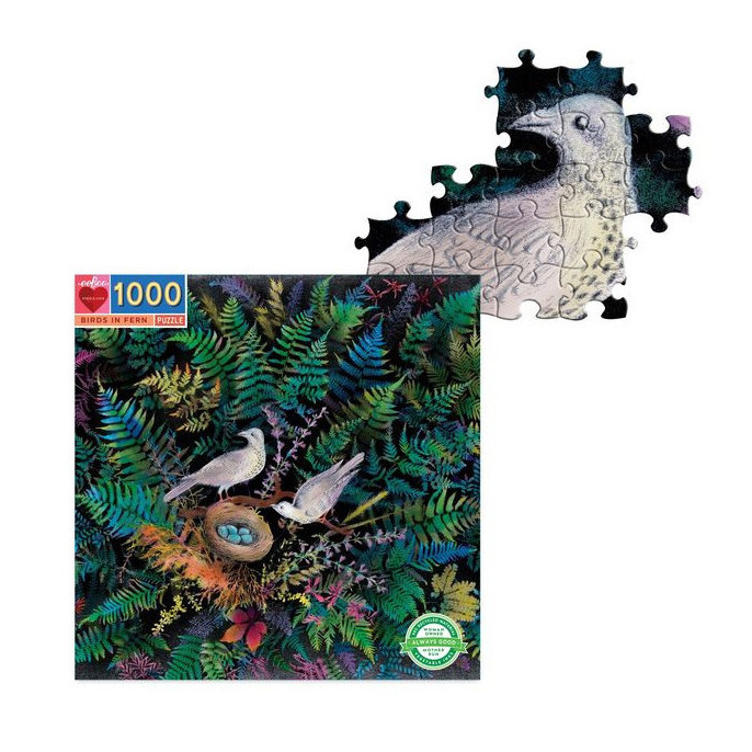 Puzzle : 1000 pièces - Birds in Fern