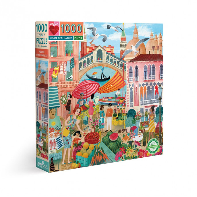 Puzzle : 1000 pièces - Venice Open Market
