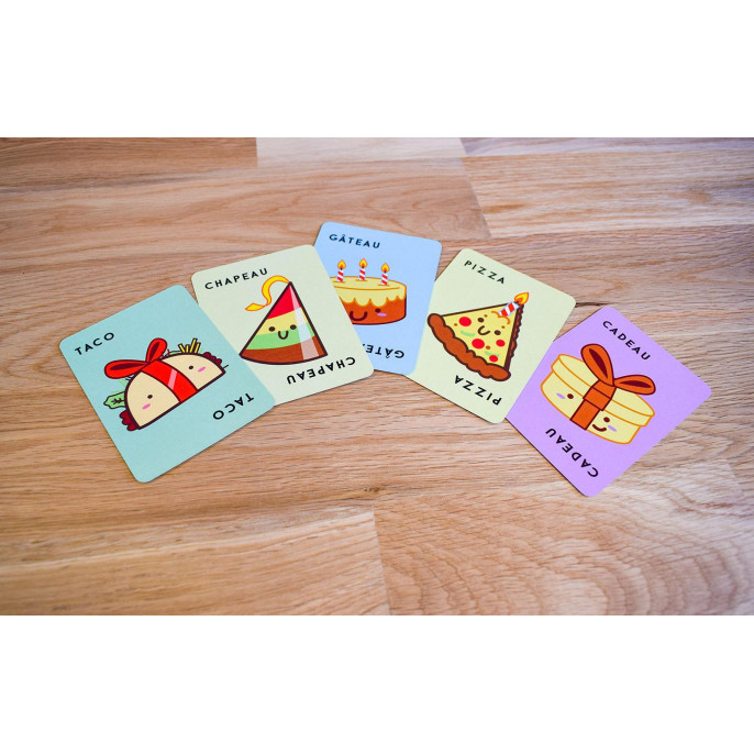 Taco Chapeau Gâteau Cadeau Pizza, le jeu pocket fun et rapide qui sait  animer vos parties ! - Les anciens articles - Forum de Trictrac