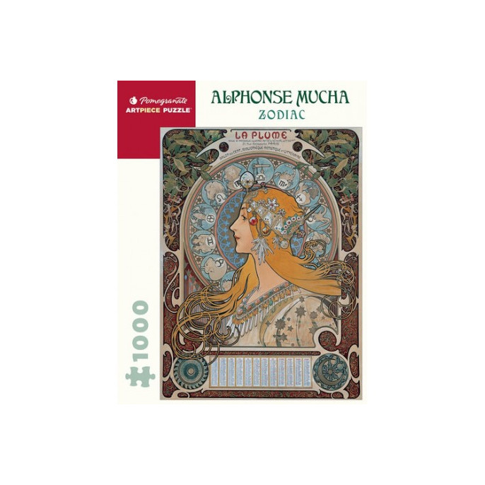 Puzzle : 1000 pièces -Alphonse Mucha - Zodiac