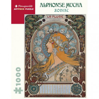 Puzzle : 1000 pièces -Alphonse Mucha - Zodiac