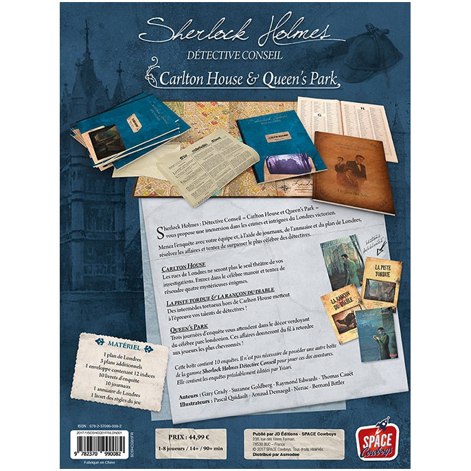 Sherlock Holmes Détective Conseil : Carlton House & Queen's Park