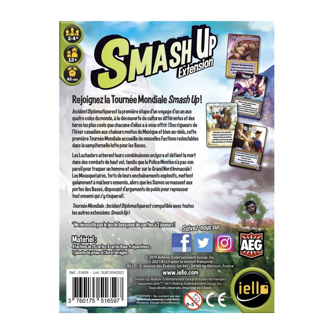 Smash Up : Tournée Mondiale : Incident Diplomatique